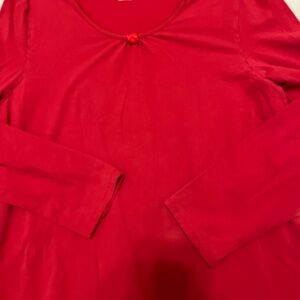 y2k Red Long Sleeve Top